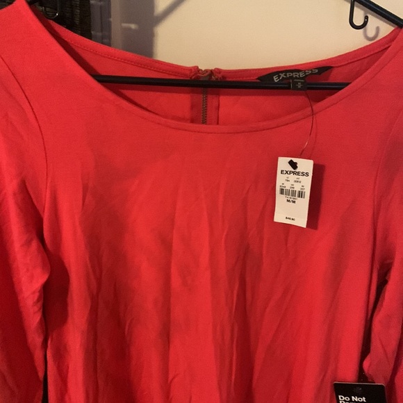 Express size medium pink dress. Zipper down back. - Picture 2 of 3